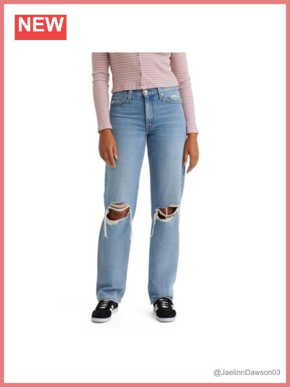Levi's 94 Baggy Straight Leg Mid Rise Jeans Loose Fit